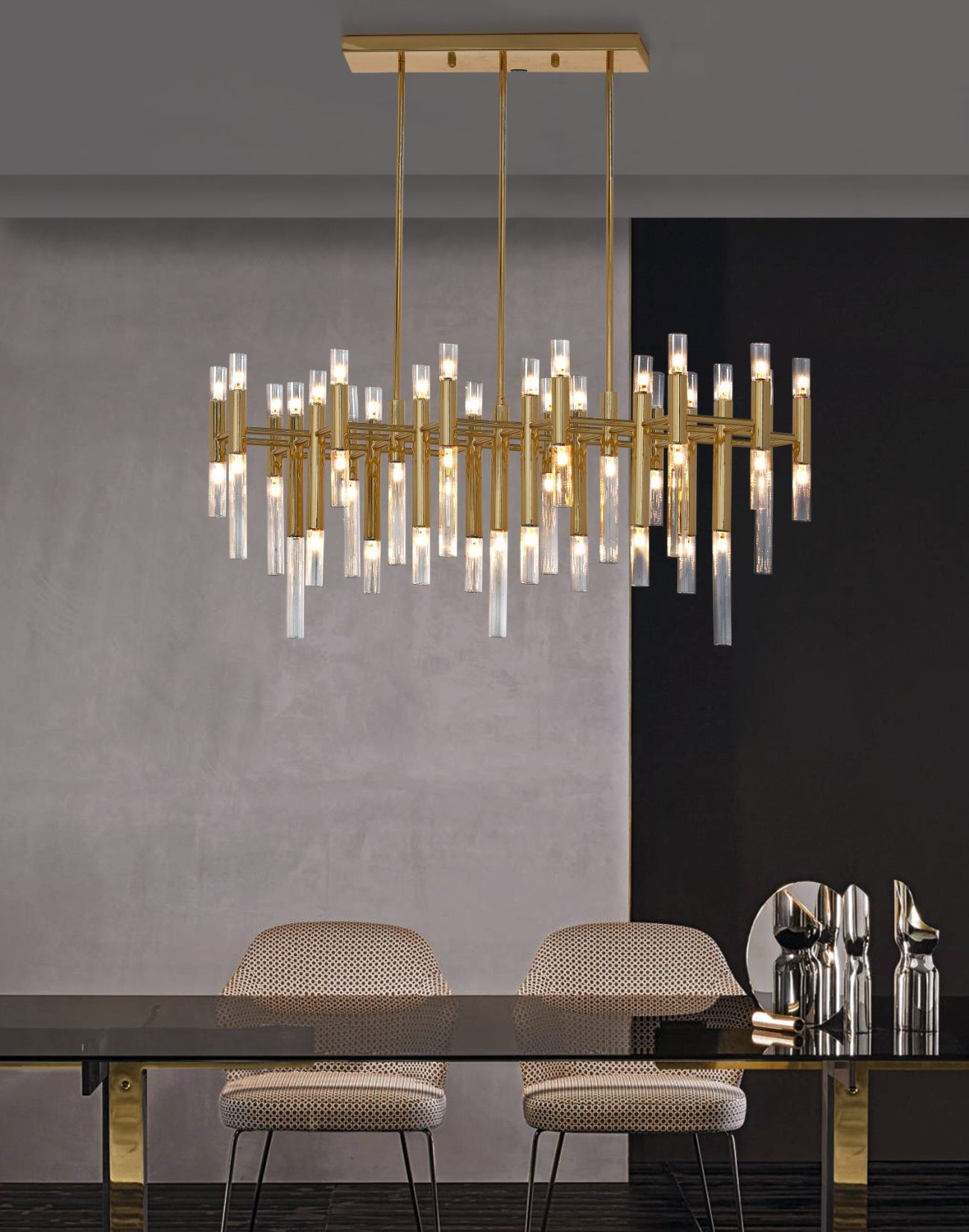 LINE CROCODILE CHANDELIER - Image 3