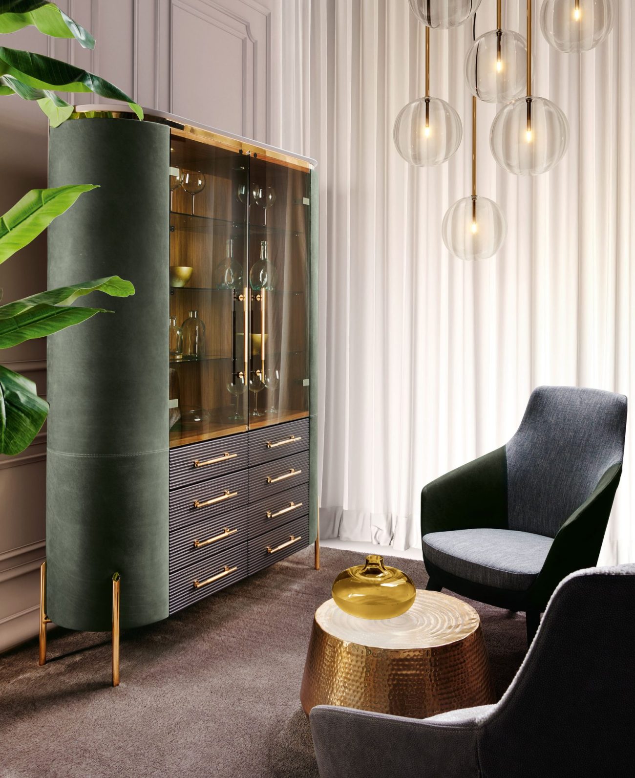 BRERA GLASS CABINET